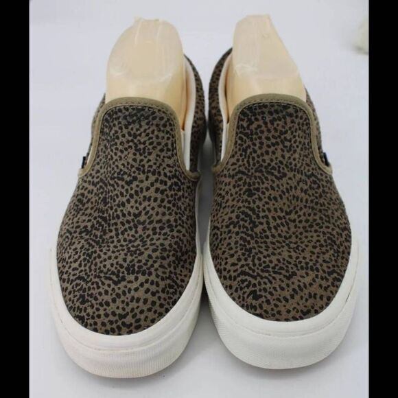 Vans Off The Wall M6 W7. 5 Animal Print Cheetah Slip On Sneaker. - Picture 6 of 12